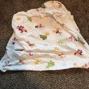 Pottery Barn Christmas crib sheet